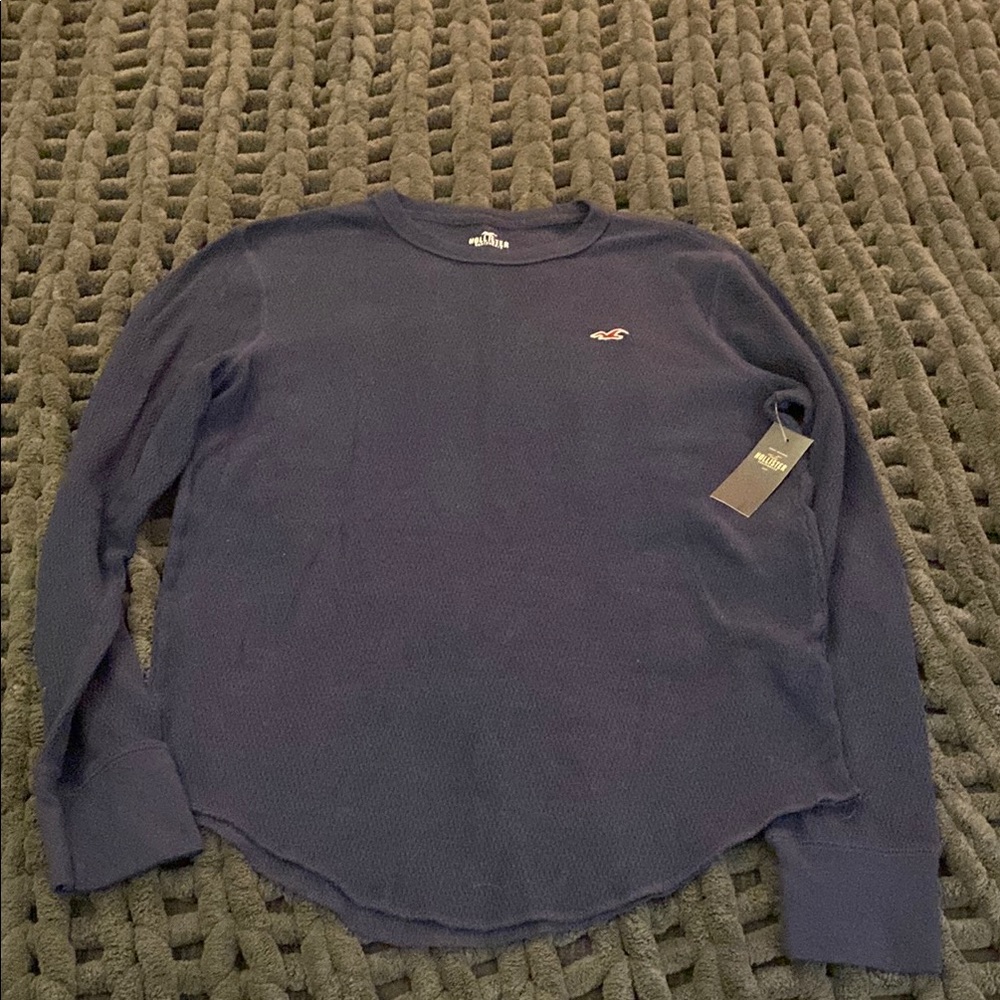 Hollister Navy Crewneck Shirt